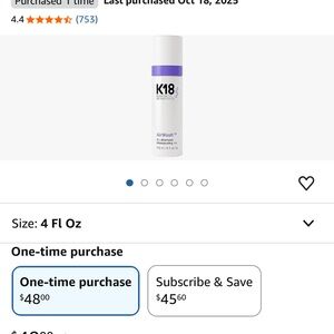 K18 dry shampoo

Brand new in box
Paid $48
Asking $28